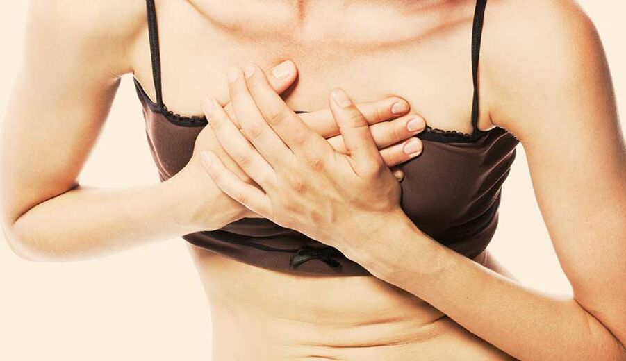 akutna bol u prsima može biti uzrok osteohondroze dojke